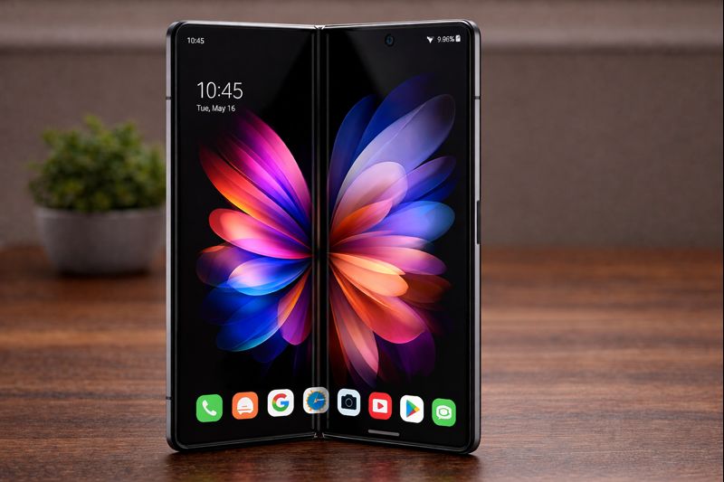 Ilustração do Samsung Z Fold 7